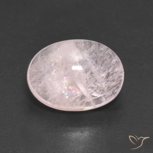 3.20ct Natural Rosado claro morganita, Ovalada, Transparente