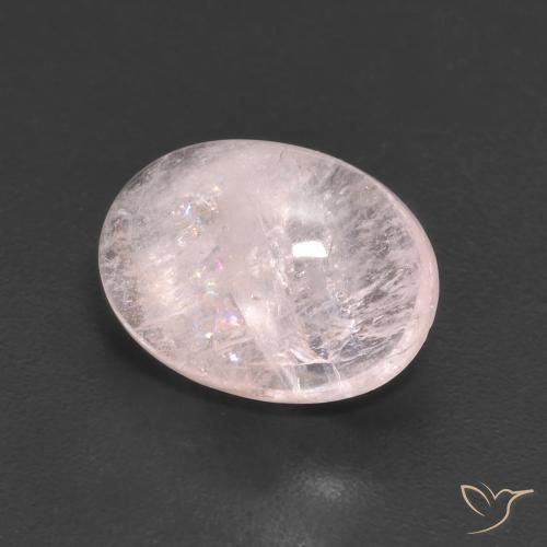 Morganita Rosado claro natural de 3.20 ct, Ovalada, Transparente