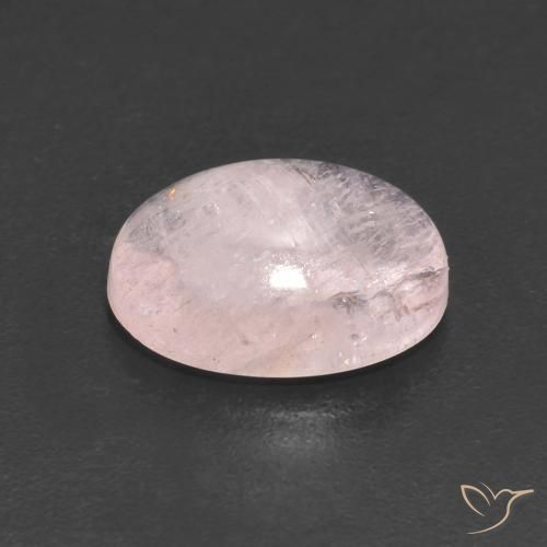 Morganita Rosado claro natural de 3.20 ct, Ovalada, Transparente