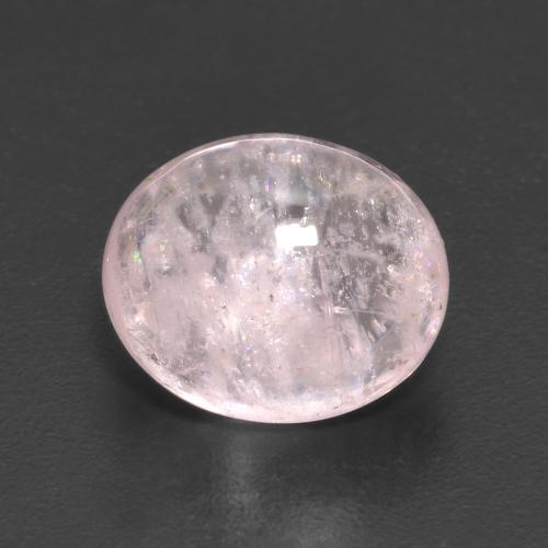 Morganita Rosado flamingo natural de 3.77 ct, Corte Óvalo, Transparente