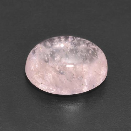 Morganita Rosado flamingo natural de 3.77 ct, Corte Óvalo, Transparente