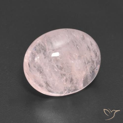 Morganita Rosado claro natural de 4.34 ct, Ovalada, Transparente