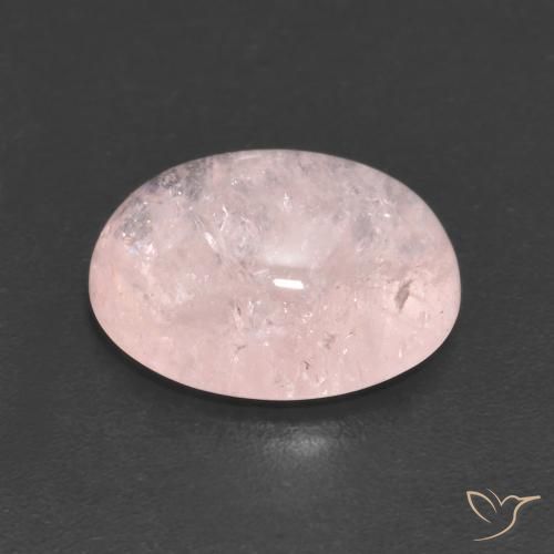 Morganita Rosado claro natural de 4.34 ct, Ovalada, Transparente