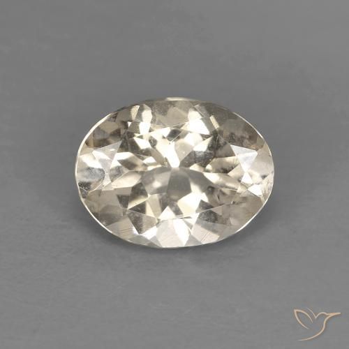 1.10ct Natural Dorado claro morganita, Ovalada, VS