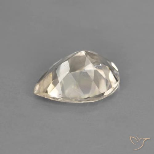 Morganita Dorado claro natural de 0.96 ct, En forma de pera, VVS-VS