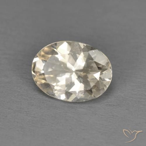 Morganita Dorado claro natural de 1.01 ct, Ovalada, VS