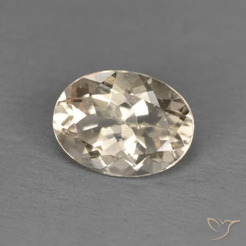 1.24ct Natural Dorado claro morganita, Ovalada, VS