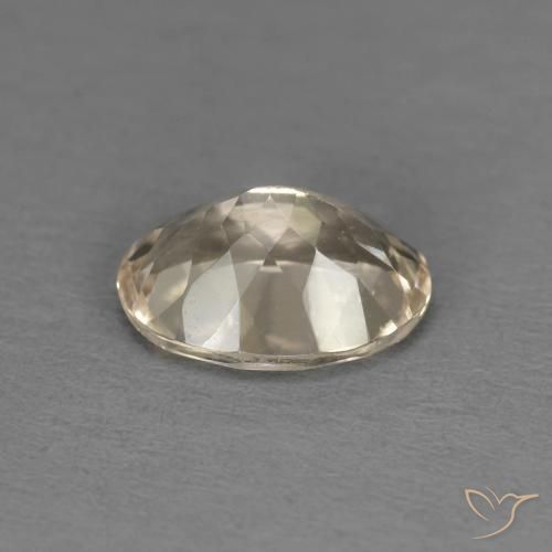 Morganita Dorado claro natural de 1.24 ct, Ovalada, VS