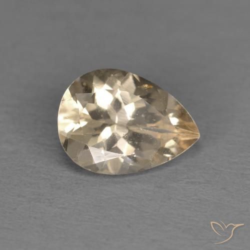 0.98ct Natural Oro Morganita, En forma de pera, VS