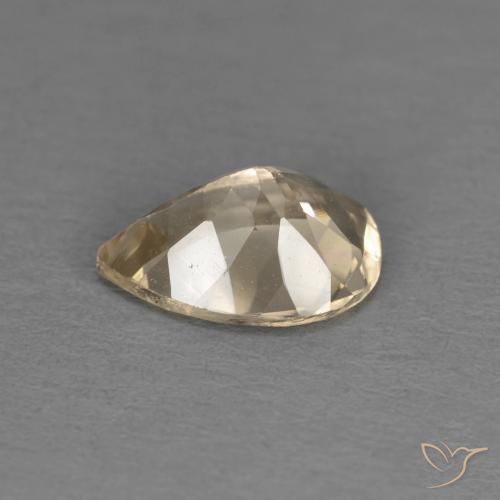 Morganita Oro natural de 0.98 ct, En forma de pera, VS
