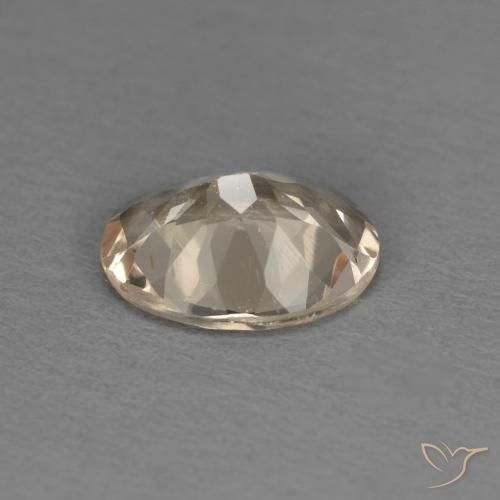 Morganita Light Neutral Orange natural de 1.02 ct, Ovalada, VS