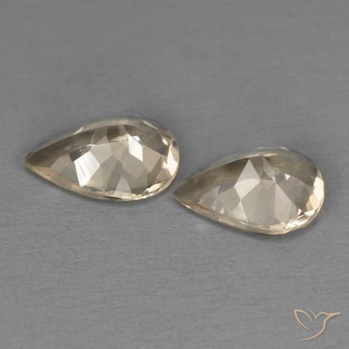 Gemas de Morganita Naranja claro natural de 1.85 ct, En forma de pera, VS