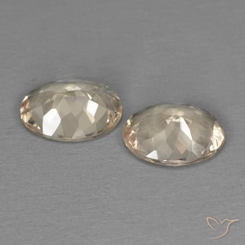 Gemas de Morganita Naranja claro natural de 1.68 ct, Ovalada, VVS-VS