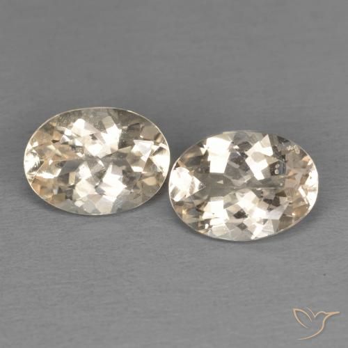 Gemas de Morganita Naranja claro natural de 2.03 ct, Ovalada, VS