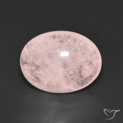 3.73ct Natural Rosado claro morganita, Ovalada, Transparente