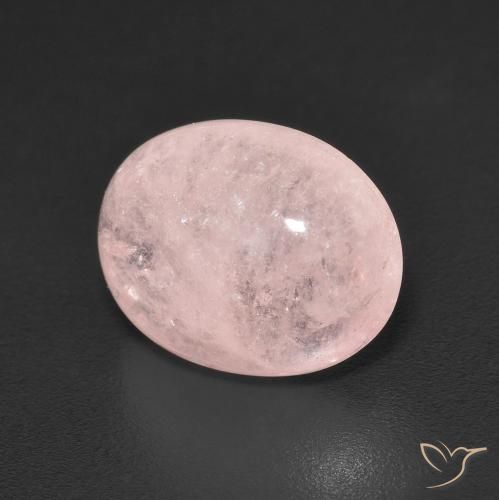 Morganita Rosado claro natural de 3.73 ct, Ovalada, Transparente