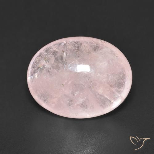5.54ct Natural Rosado claro morganita, Ovalada, Transparente