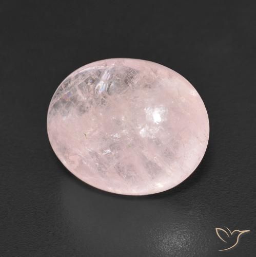Morganita Rosado claro natural de 5.54 ct, Ovalada, Transparente