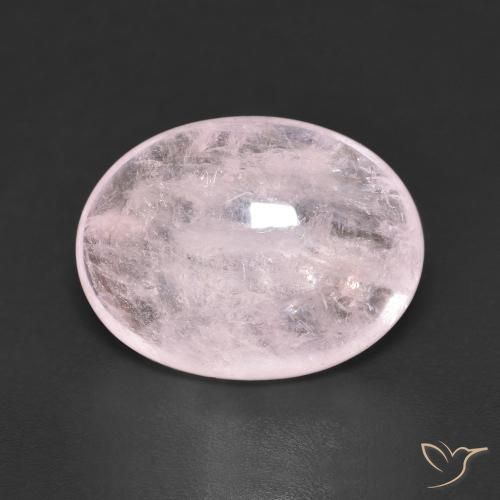 7.10ct Natural Rosado muy claro morganita, Ovalada, Transparente
