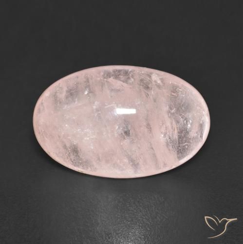 6.70ct Natural Rosado coral morganita, Ovalada, Transparente