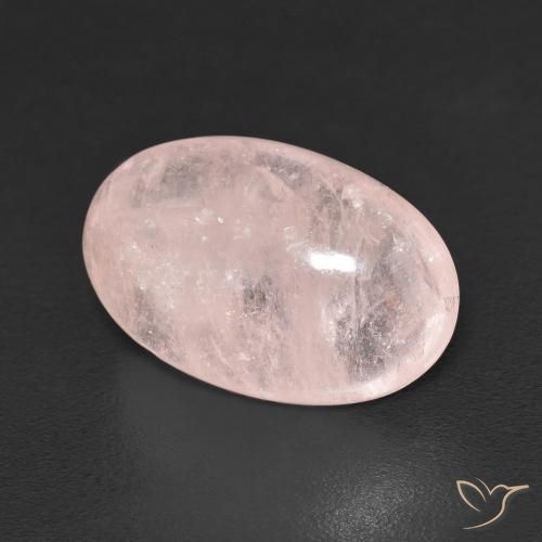 Morganita Rosado coral natural de 6.70 ct, Ovalada, Transparente