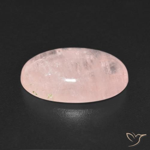 Morganita Rosado coral natural de 6.70 ct, Ovalada, Transparente