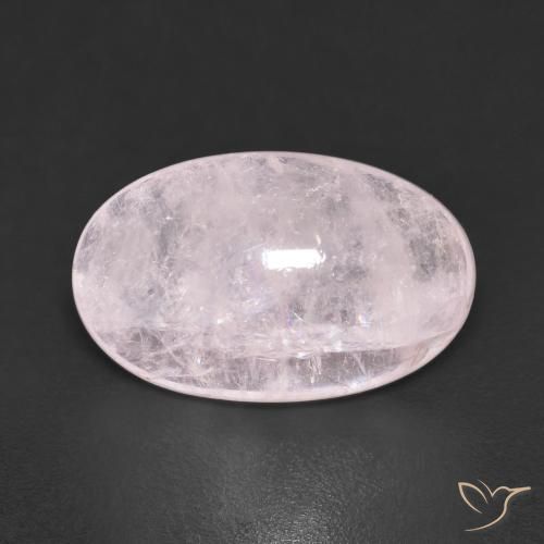 7.32ct Natural Rosado muy claro morganita, Ovalada, Transparente