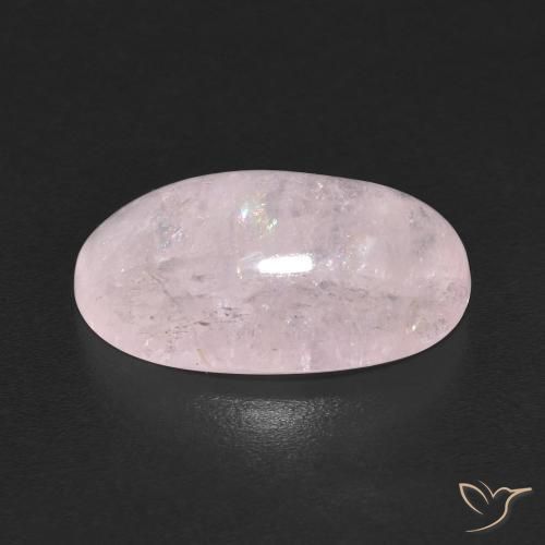 Morganita Rosado muy claro natural de 7.32 ct, Ovalada, Transparente
