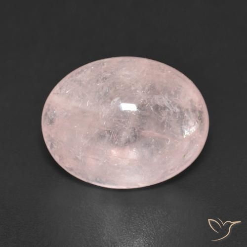5.89ct Natural Rosado claro morganita, Ovalada, Transparente