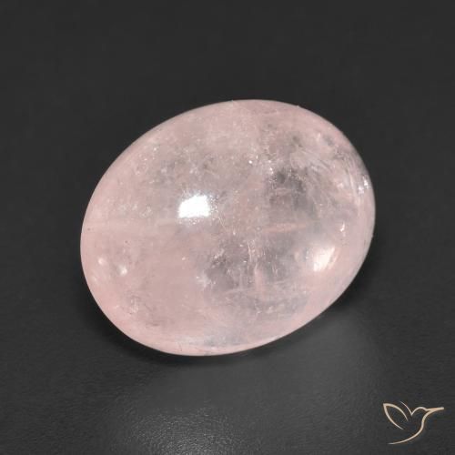 Morganita Rosado claro natural de 5.89 ct, Ovalada, Transparente