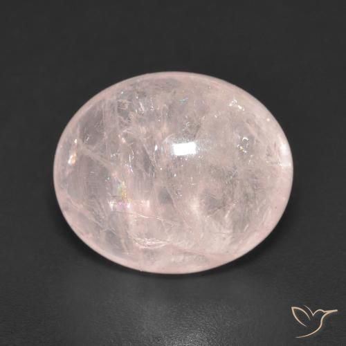 6.74ct Natural Rosado claro morganita, Ovalada, Transparente
