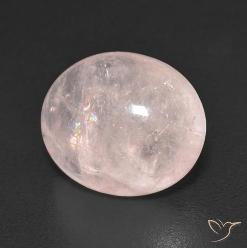 Morganita Rosado claro natural de 6.74 ct, Ovalada, Transparente