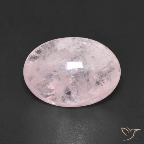 5.87ct Natural Rosado claro morganita, Ovalada, Transparente