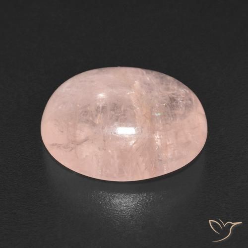 Morganita Rosado medio natural de 4.45 ct, Ovalada, Transparente
