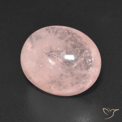 Morganita Rosado medio natural de 6.02 ct, Ovalada, Transparente