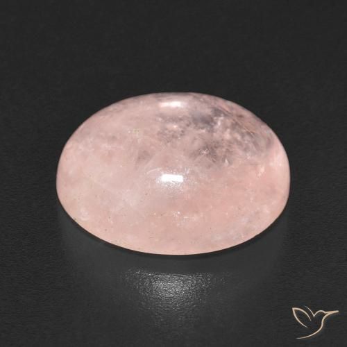 Morganita Rosado medio natural de 6.02 ct, Ovalada, Transparente