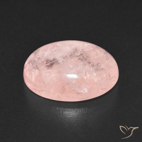 Morganita Rosado medio natural de 6.49 ct, Ovalada, Transparente