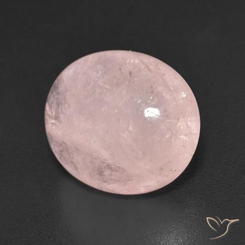 Morganita Rosado medio natural de 6.44 ct, Ovalada, Transparente