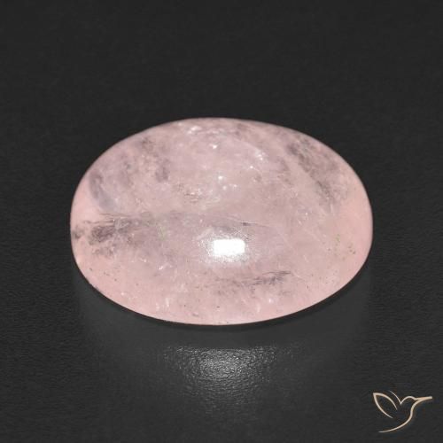 Morganita Rosado medio natural de 6.44 ct, Ovalada, Transparente