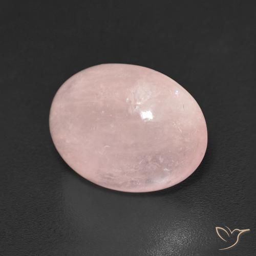 Morganita Rosado medio natural de 5.52 ct, Ovalada, Translúcido