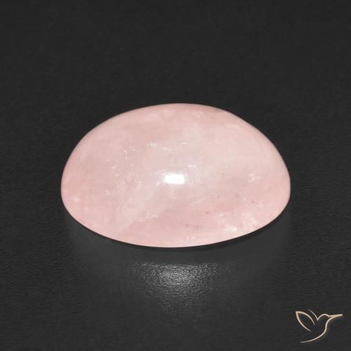 Morganita Rosado medio natural de 5.52 ct, Ovalada, Translúcido
