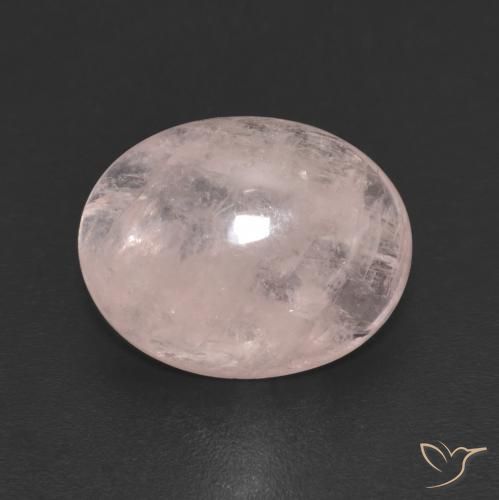 4.89ct Natural Rosado coral claro morganita, Ovalada, Transparente