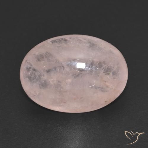 7.68ct Natural Rosado claro morganita, Ovalada, Transparente