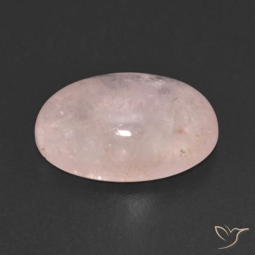 Morganita Rosado claro natural de 7.68 ct, Ovalada, Transparente