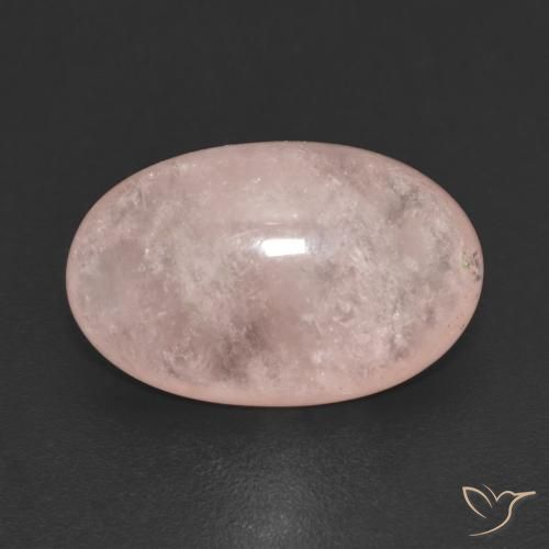 Morganita Rosado flamingo natural de 7.67 ct, Ovalada, Translúcido