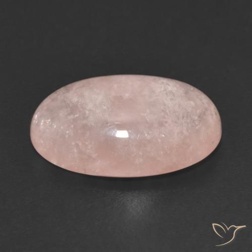 Morganita Rosado flamingo natural de 7.67 ct, Ovalada, Translúcido