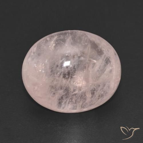 4.68ct Natural Rosado claro morganita, Ovalada, Transparente