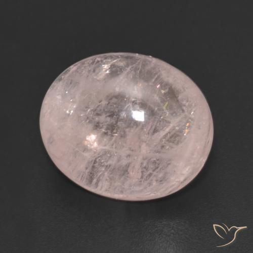 Morganita Rosado claro natural de 4.68 ct, Ovalada, Transparente