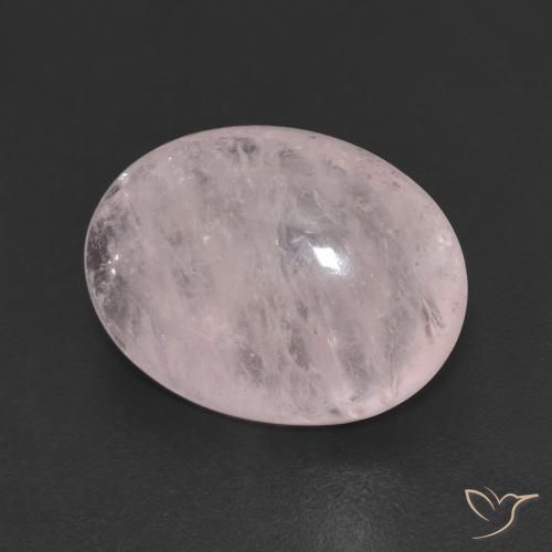 Morganita Rosado coral claro natural de 7.19 ct, Ovalada, Transparente