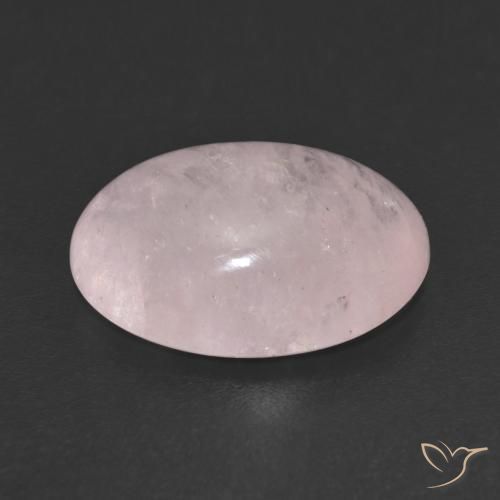 Morganita Rosado coral claro natural de 7.19 ct, Ovalada, Transparente